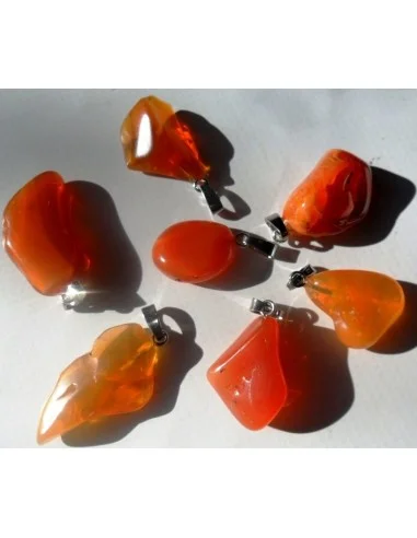 Opale de feu pendentif