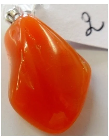 Opale de feu pendentif
