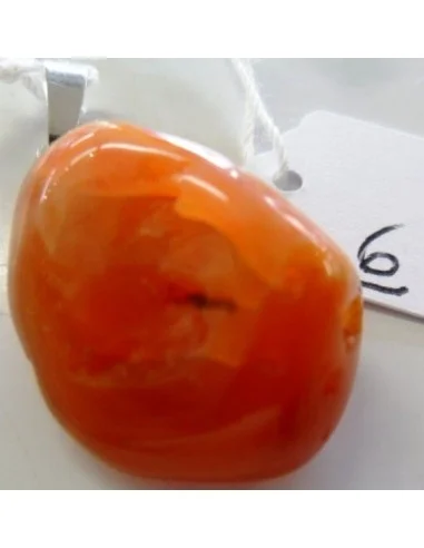 Opale de feu pendentif