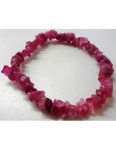 Tourmaline rose,rouge  bracelet 