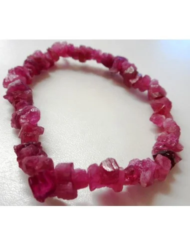 Tourmaline rose,rouge  bracelet