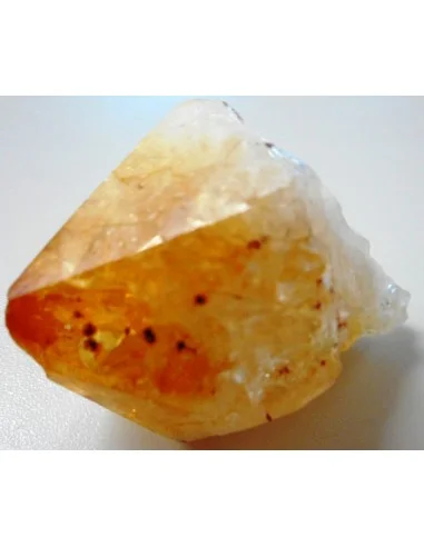 Citrine avec goethite
