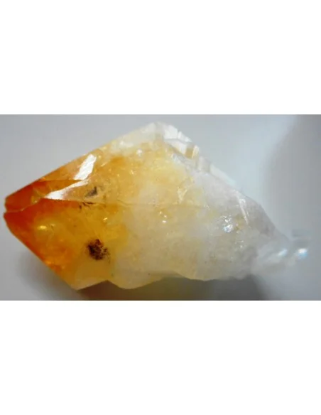 Citrine avec goethite Citrine avec goethite