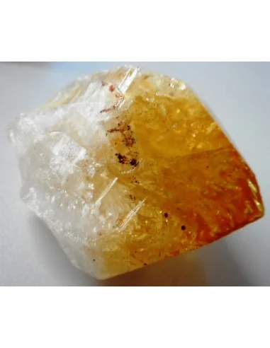 Citrine avec goethite