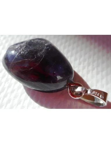 Iolite pendentif argent