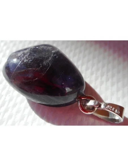 Iolite pendentif argent