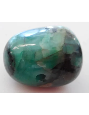 Émeraude percé pendentif