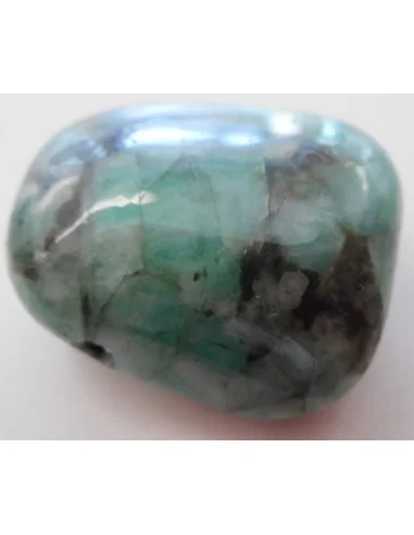 Émeraude percé pendentif