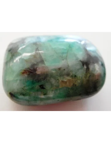 Émeraude percé pendentif