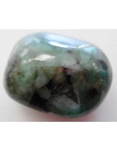 Émeraude percé pendentif