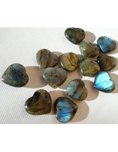 Labradorite pendentif coeur
