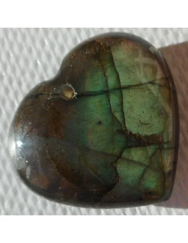 Labradorite pendentif coeur
