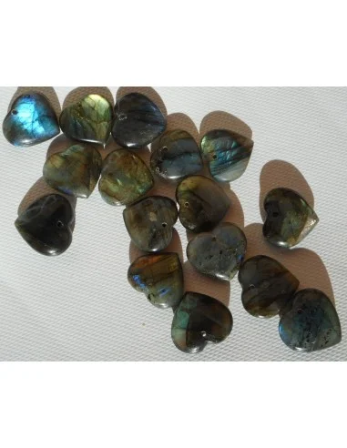 Labradorite pendentif coeur