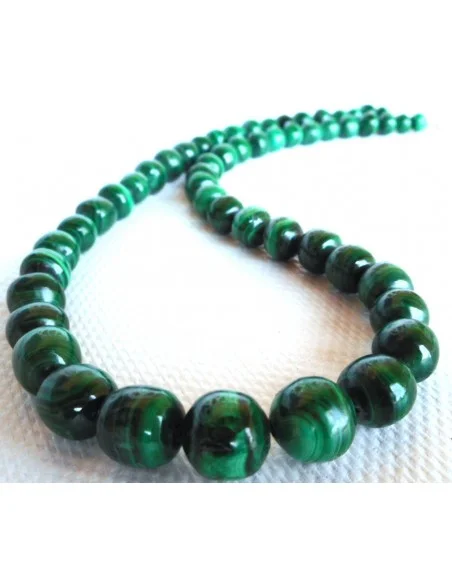 Collier malachite en choute