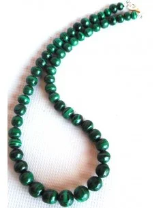 Collier malachite en choute 2