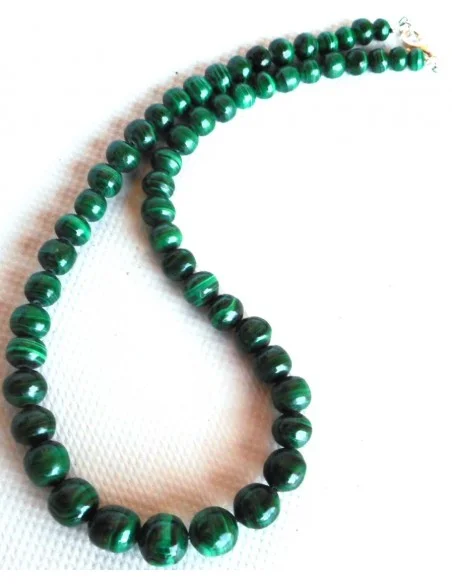 Collier malachite en choute