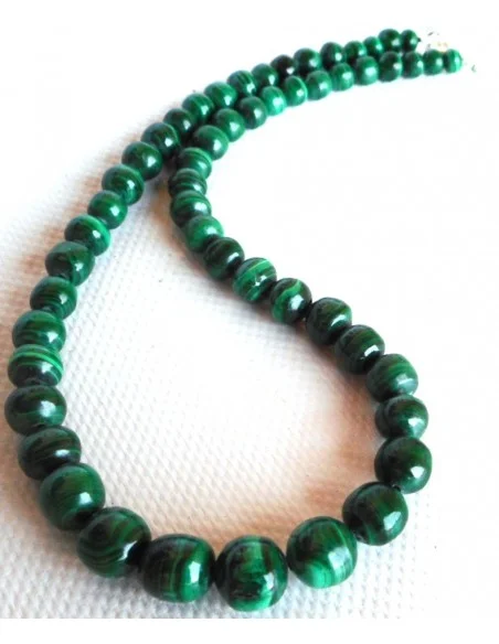 Collier malachite en choute