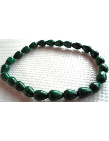 Bracelet malachite forme goûte
