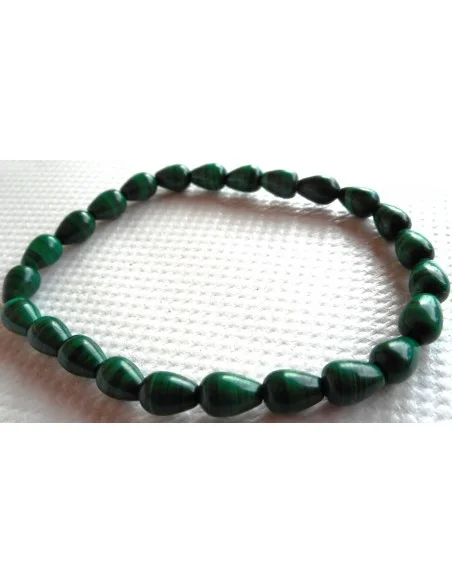 Bracelet malachite forme goûte Bracelet malachite forme goûte