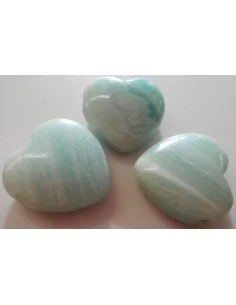 Pendentif coeur amazonite