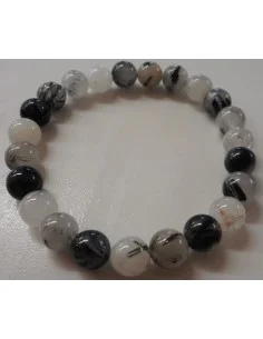 Quartz tourmaliné bracelet 8mm 2