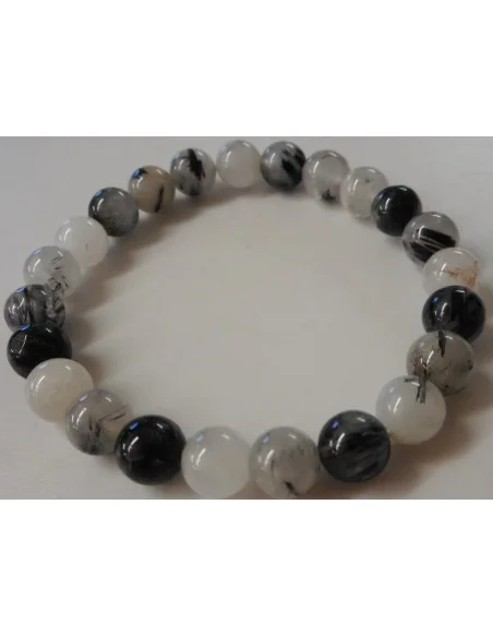 Quartz tourmaliné bracelet 8mm