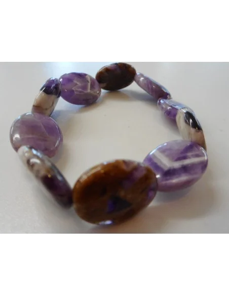 Bracelet en cacoxenite  ovale