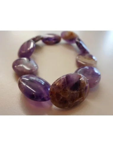 Bracelet en cacoxenite  ovale