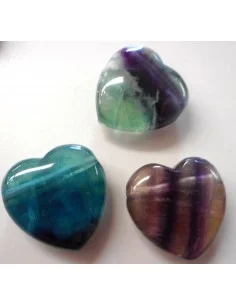 Fluorite coeur pendentif 2