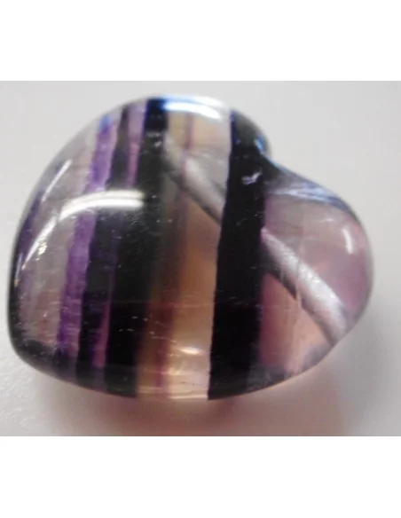 Fluorite coeur pendentif