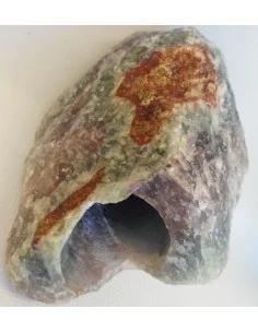 Grand cone de fluorite violette