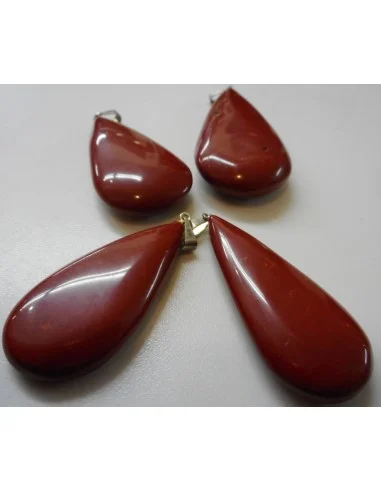 Jaspe rouge pendentif