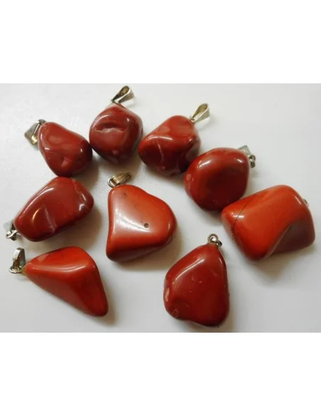 Jaspe rouge pendentif