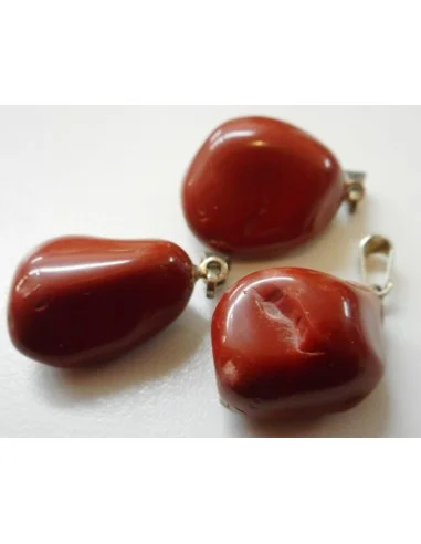 Jaspe rouge pendentif