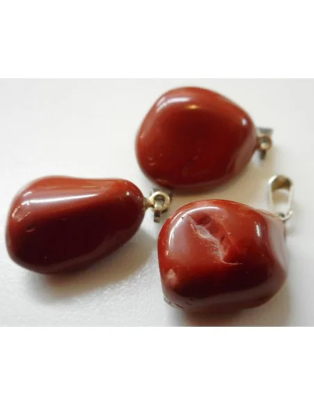 Jaspe rouge pendentif