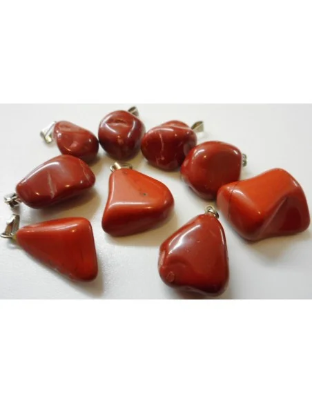 Jaspe rouge pendentif