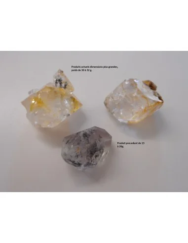 Diamant d'Herkimer 3,5 à 4cm