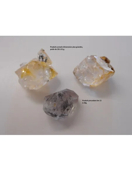 Diamant d'Herkimer 3,5 à 4cm Diamant d'Herkimer 3,5 à 4cm
