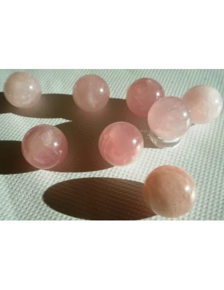 Sphere Quartz rose  20mm