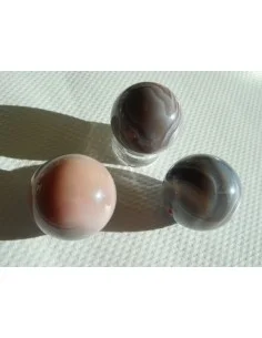 Agate Botswanna rose sphere 20mm 2