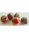 Calcedoine rouge sphere 20mm