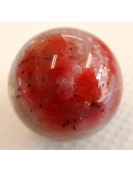 Calcedoine rouge sphere 20mm Calcedoine rouge sphere 20mm
