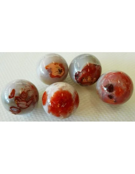 Calcedoine rouge sphere 20mm Calcedoine rouge sphere 20mm