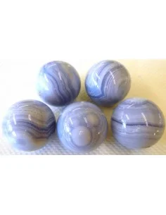 Calcedoine bleue sphere 25mm 2