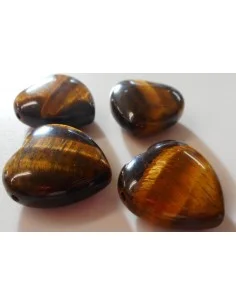 Pendentif coeur oeil de tigre