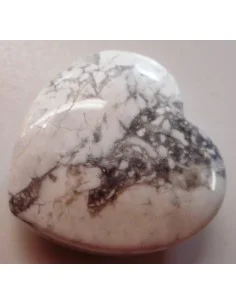 Pendentif coeur howlite
