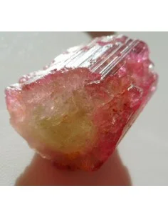 Grande tourmaline melon d'eau pendentif