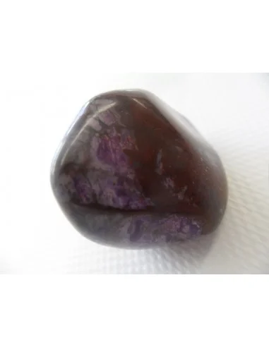Bustamite avec sugilite polis