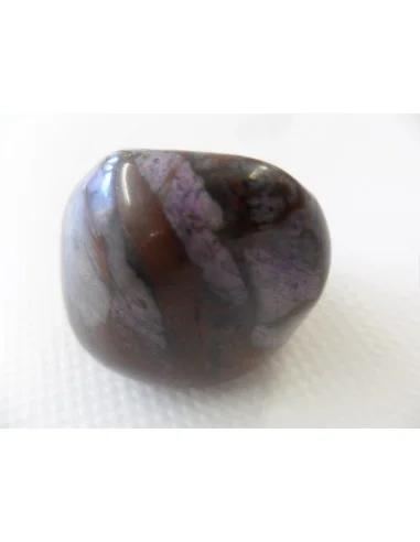 Bustamite avec sugilite polis