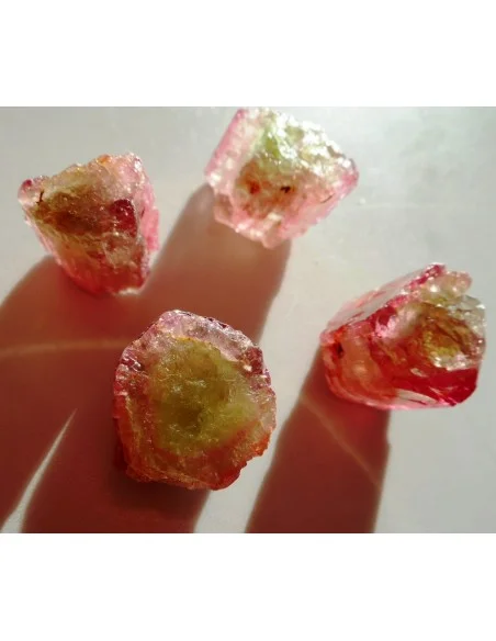 Grande tourmaline melon d'eau pendentif Grande tourmaline melon d'eau pendentif